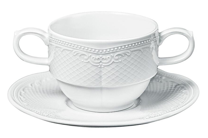 Бульонная пара Noble Aristocrat 313619-313009 340 мл белый