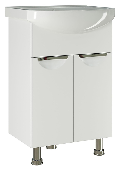 Тумба под раковину Mixline Этьен-55 белая