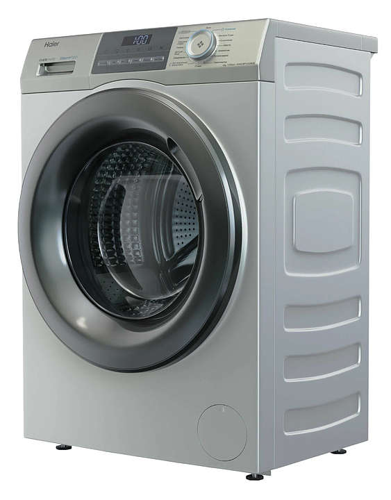 Стиральная машина Haier HW60-BP12929BSE 6 кг 1200 об/мин серебро, черный