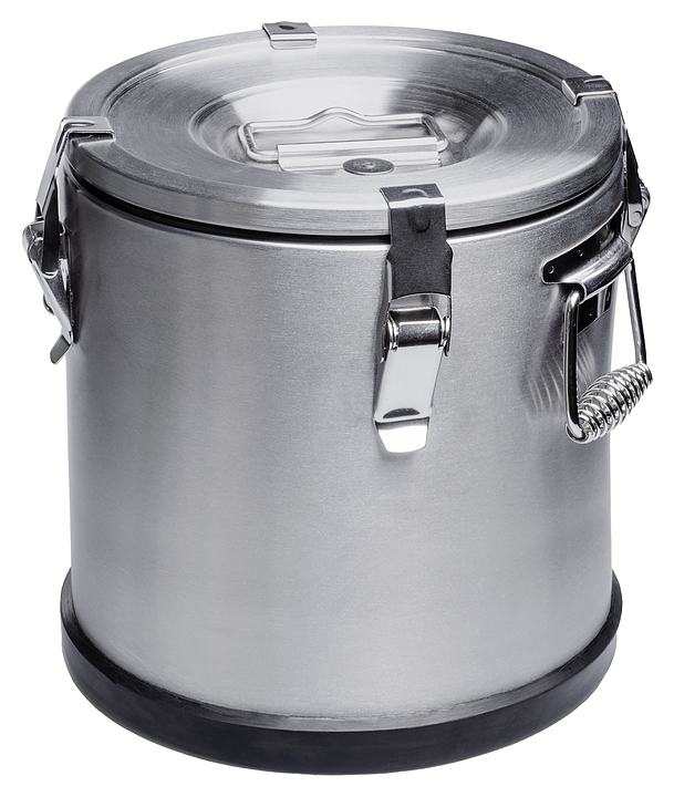 Термос профессиональный Restopit рп976 4 л (нерж. сталь) с резиновой подставкой