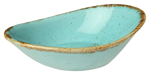 Соусник овальный Porland Seasons 808110 70x110 мм бирюзовый