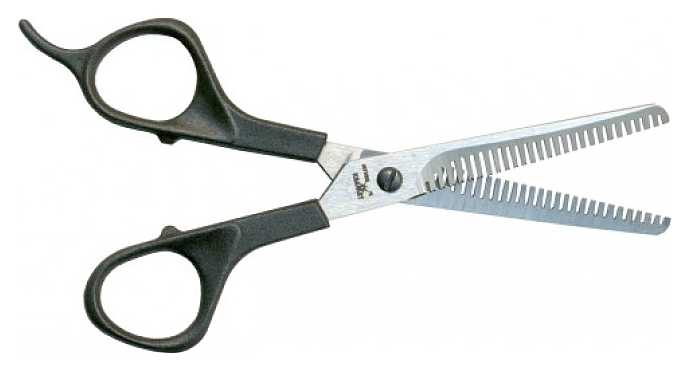Ножницы парикмахерские Крамет Н-073 филировочные двухсторонние с упором