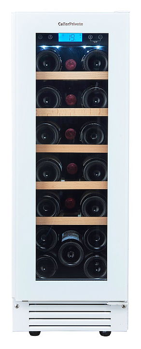 Винный шкаф Cellar Private CP020-1TWH белая дверь