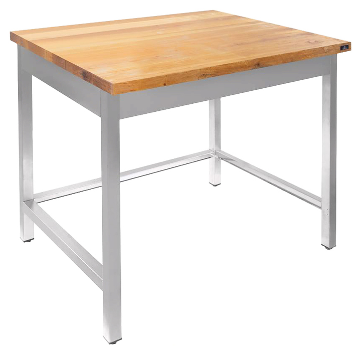 Стол кондитерский Luxstahl СК-9/8 с 3-сторонней обвязкой