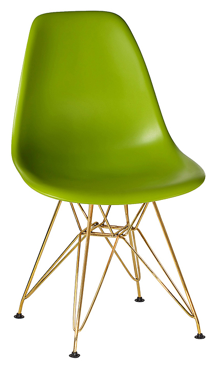 Стул обеденный DOBRIN 638APP-LMZL DSR (салатовый, золотой)