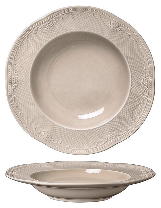 Тарелка глубокая Noble Aristocrat Peach Tea 313004-PEACH 275 мл d=23 см (фарфор)