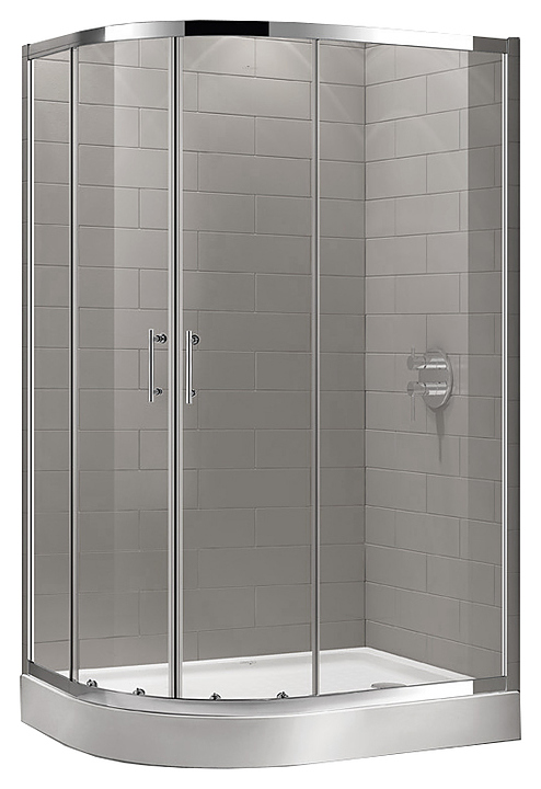 Уголок душевой CEZARES ECO-O-RH-2-100/80-C-Cr 100х80х190 см