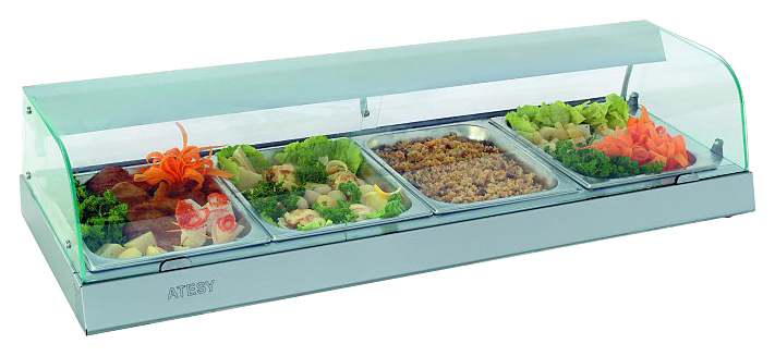 Витрина тепловая ATESY Сакура-терм-1200 с гастроемкостями