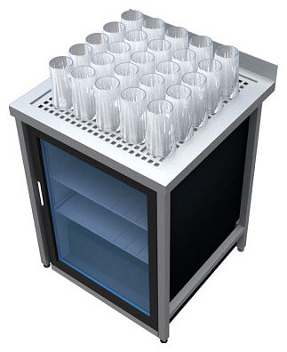 Стол спиллстоп BARMADE 700х700х900 мм