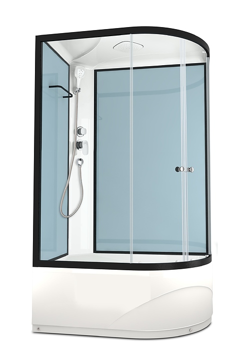 Душевая кабина Domani-Spa Delight 128 high R DS01D128RHDbCl00 120х80 см