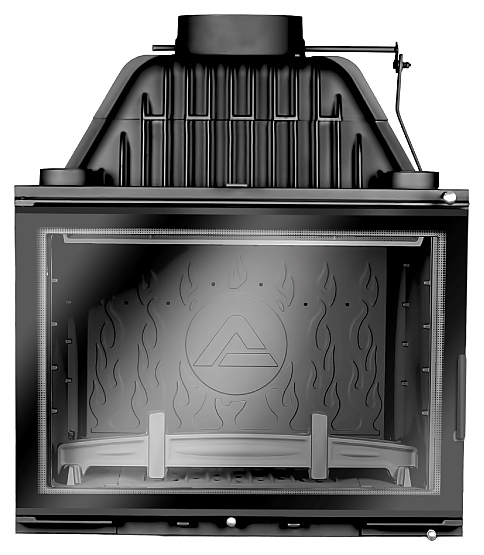 Чугунная каминная топка KAW-МЕТ W17 Dekor EKO