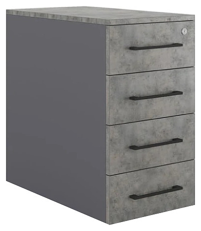 Тумба приставная КОБОР TS4-40/80 graphite/chicago