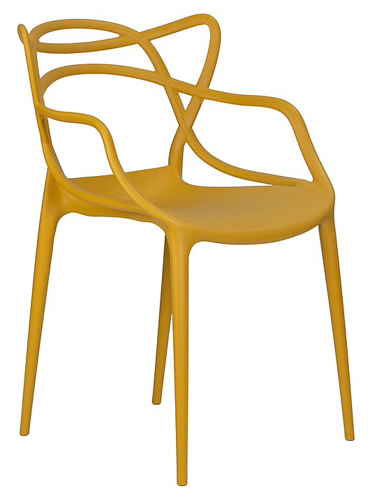 Стул обеденный DOBRIN 601PP-LMZL MASTERS (горчичный)