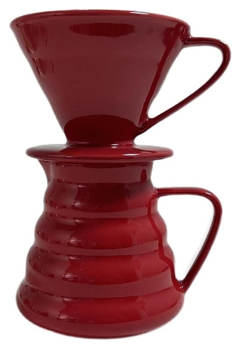 Набор для пуровера P.L. Barbossa S0742 кофейник 520 мл с воронкой на 1-4 чашки (керамика)