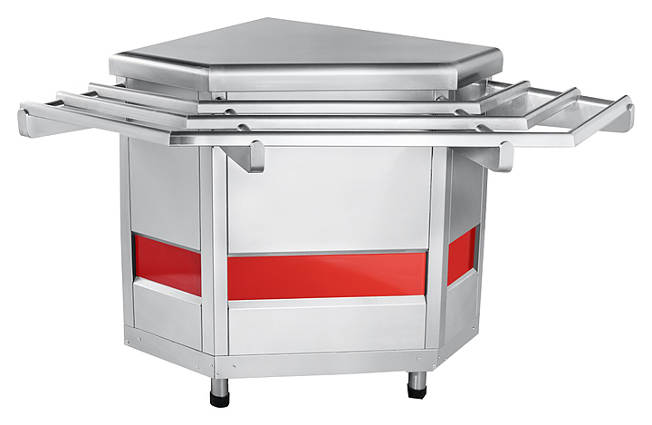 Модуль поворотный Abat Аста МП-90КМ (нерж. столешница)