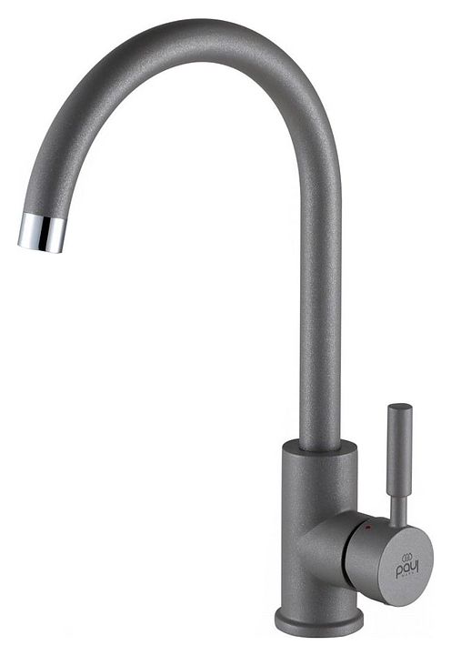 Смеситель для раковины Paulmark Holstein Ho212063-402 серый металлик