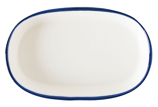 Блюдо для подачи Bonna Линеа Синий Хюгге 78019 100х65 мм