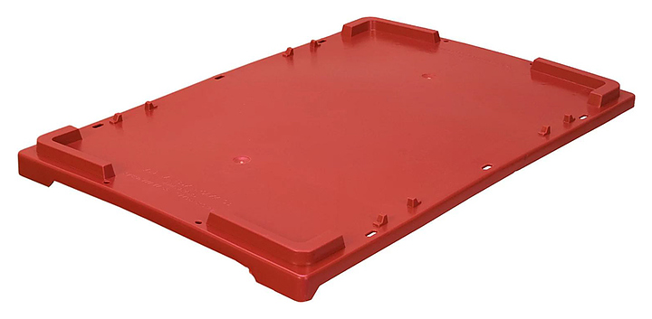 Крышка для ящика ТАРА.РУ 503-1 600х400 мм красная