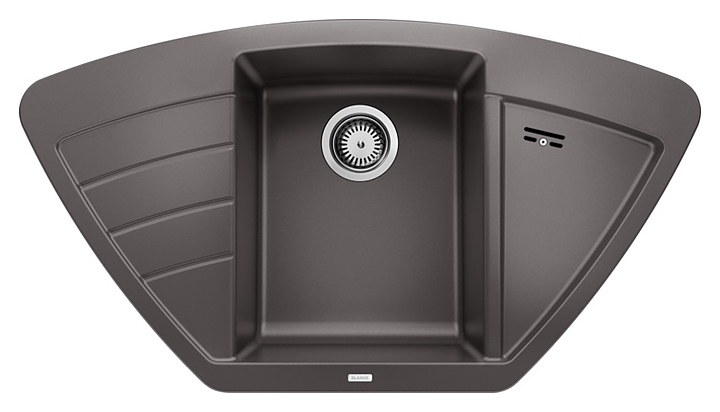 Кухонная мойка Blanco Zia 9 E темная скала