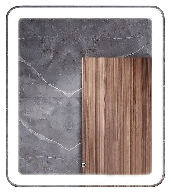 Зеркало Art&Max Latina AM-Lat-600-800-DS-F 50х80 см, с подсветкой