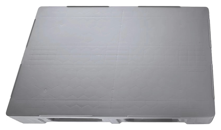 Паллет универсальный ТАРА.РУ CR 1208-TC1-H 1200х800х160 мм (сплошной на 3 полозьях) усиленный