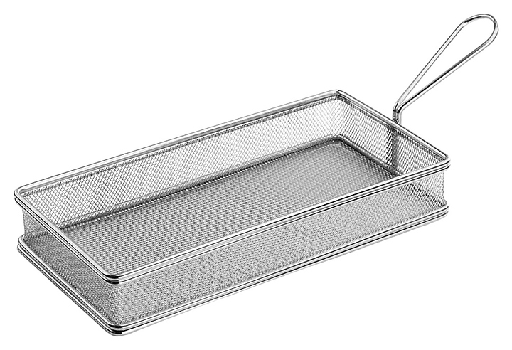 Корзинка для подачи P.L. Proff Cuisine MCB-10TN (HONRY) 25,2х13,2 см h=4,1 см (нерж. сталь)