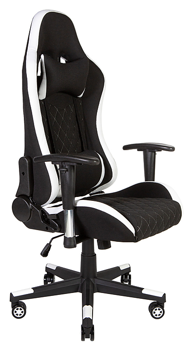 Кресло NORDEN Lotus EVO черная с белым ткань