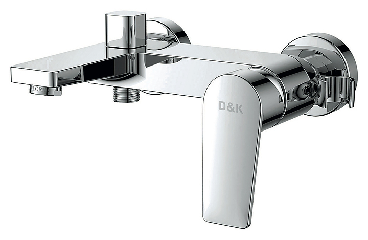 Смеситель для ванны с душем D&K Rhein Lessing DA1323201 хром