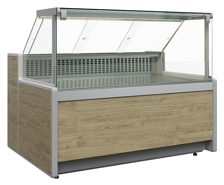 Витрина нейтральная Carboma Gelios GC111 N 1,5-1 1010 (без агрегата, газлифт, без боковин) мариель