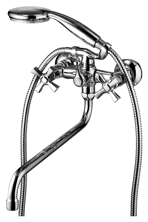 Смеситель для ванны и душа LEMARK Benefit LM2551C универсальный, с круглым изливом, хром