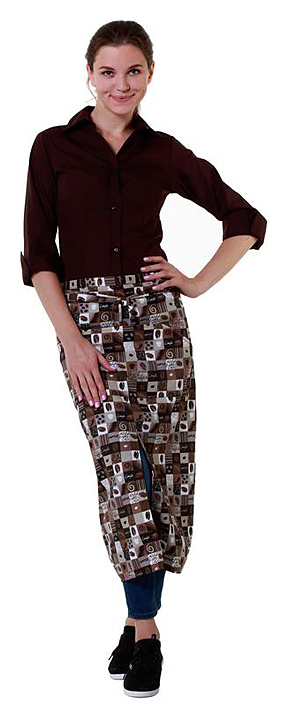 Рубашка женская Клен 00010, р.54, рост 170, коричневая