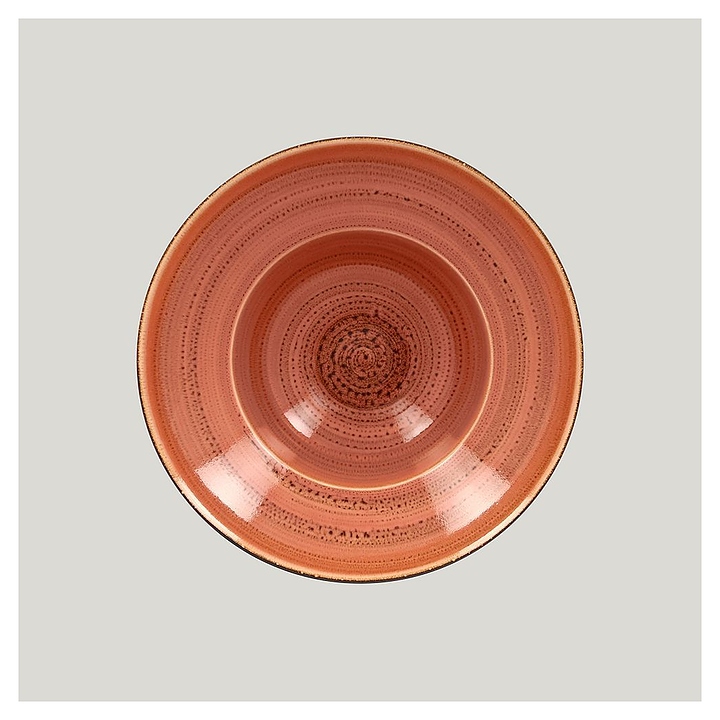 Тарелка круглая глубокая RAK Porcelain Twirl Coral TWCLXD26CO 480 мл