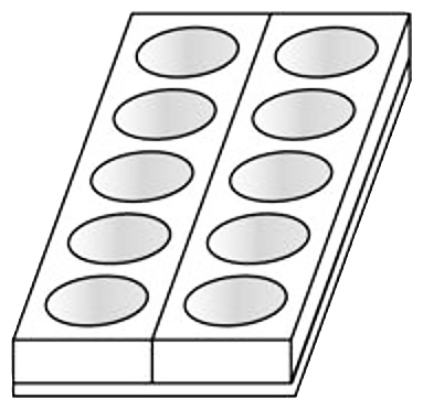 Форма для пирожных Martellato MONOP. A001 Круг