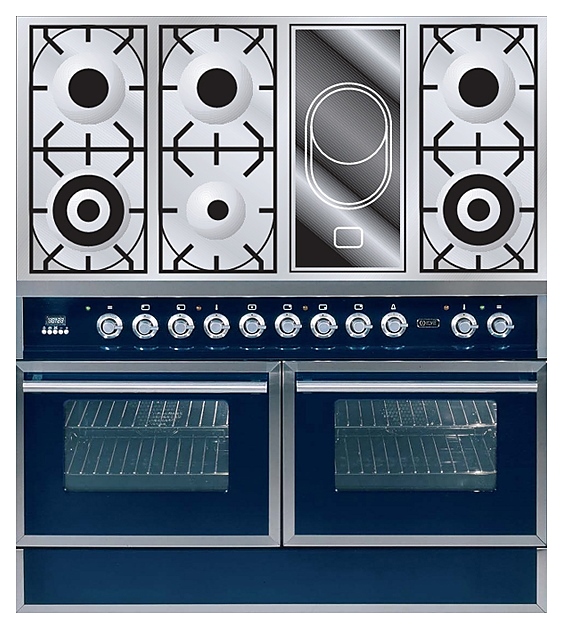 Газовая плита с духовым шкафом ILVE QDC-120VW-MP