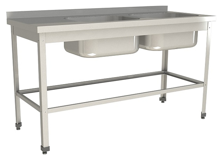 Ванна моечная Restoinox ВМЦ-2/15/6-БОП-ЭЦ