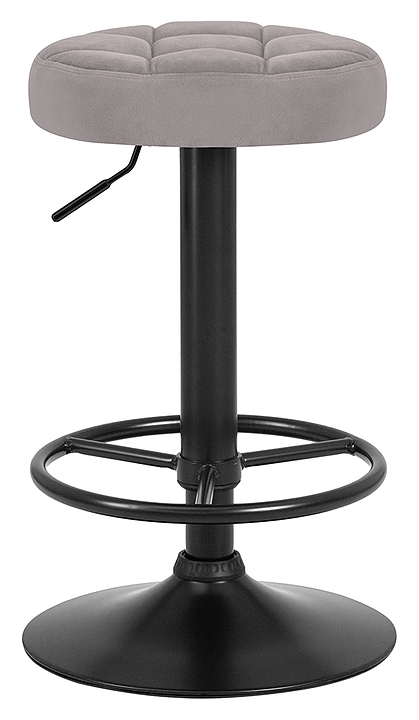 Табурет барный DOBRIN 5008-LM BRUNO BLACK (серый)