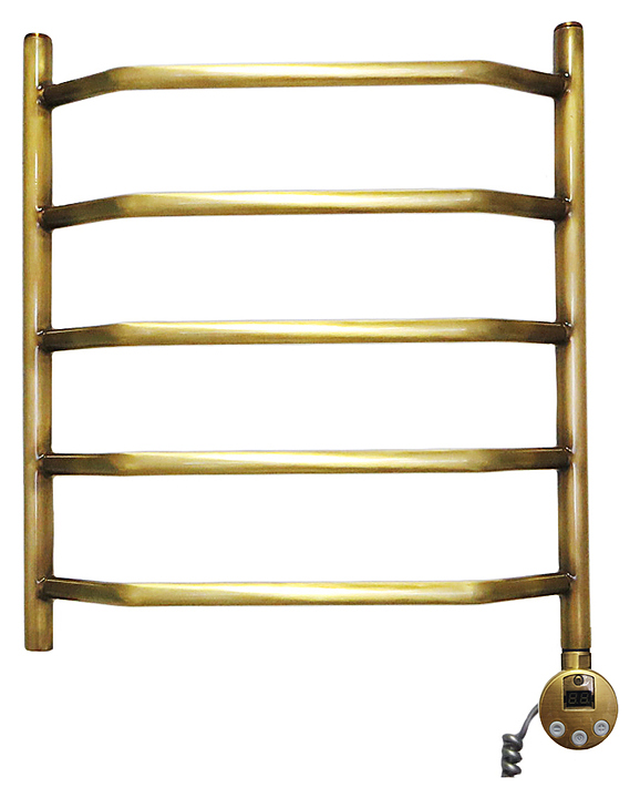Полотенцесушитель электрический Domoterm Лаура П5 50x70 см ER АБР, правый, античная бронза
