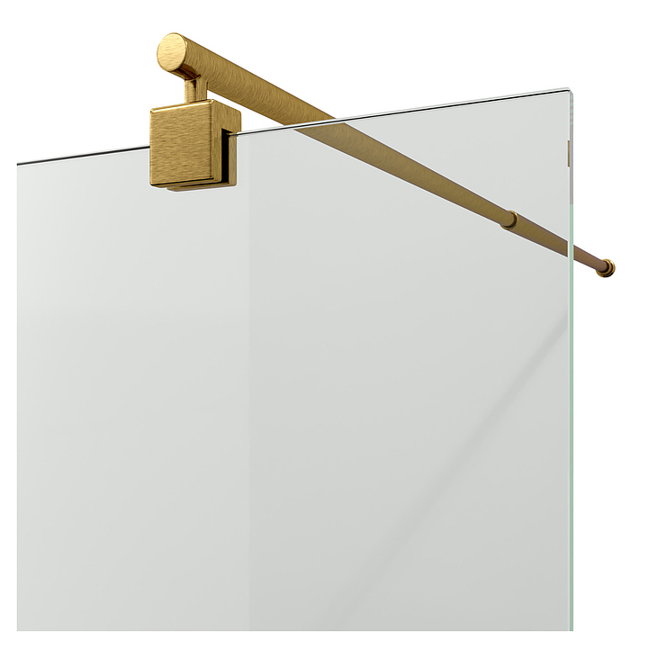 Душевое ограждение Wasserkraft Rur 30W44BG 2000х1000 мм матовое золото