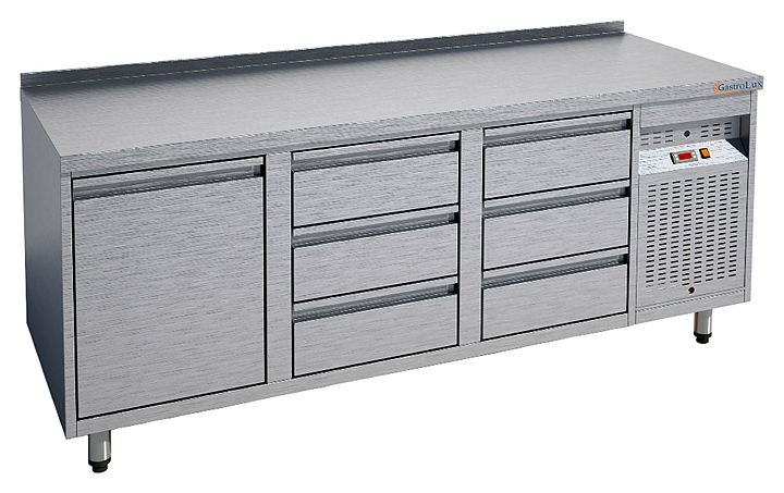 Стол холодильный Gastrolux СОБ3Г-186/1Д6Я/S