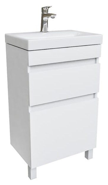 Тумба с раковиной IDDIS Zodiac ZOD5CBFi95K 50 см напольная