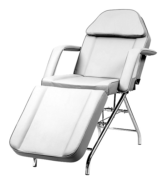 Кресло косметологическое Мэдисон&Co МД-3560, каркас хром, серебро