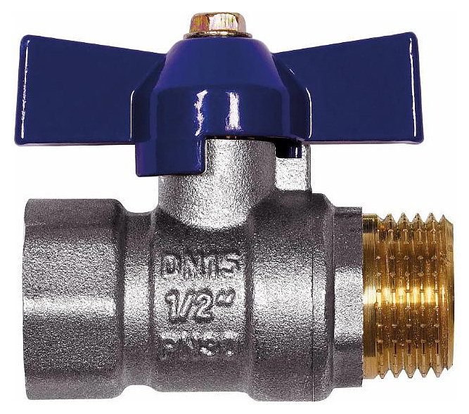 Кран шаровой RML RM-L Nickel 1/2 ВР-НР Ду15 Ру30 (НК 11Б27п1)