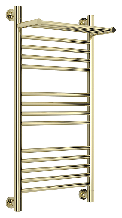 Полотенцесушитель водяной Сунержа Богема с полкой+ 80x40 см шампань