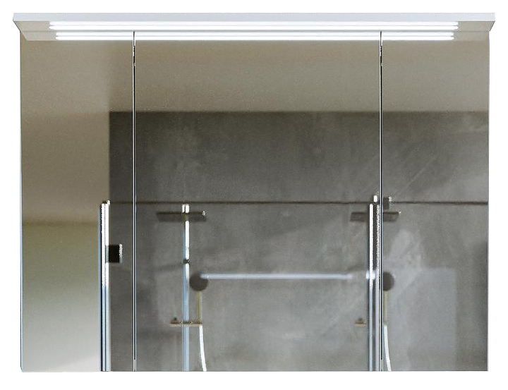 Шкаф зеркальный БРИКЛАЕР Кристалл 95 95х70 см белый