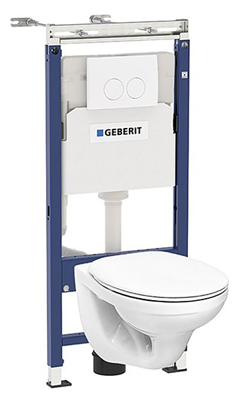 Унитаз подвесной с инсталляцией Geberit KOLO IDOL 458.122.2U.1