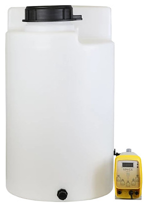 Комплекс дозирования SpaceAqua Dose 803-IMP, емкость 100 л, от счетчика Canature 85/89