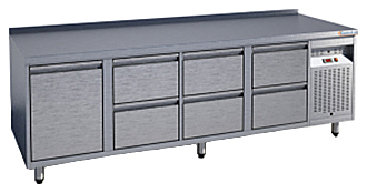 Стол холодильный Gastrolux СОБ4Г-226/1Д6Я/S