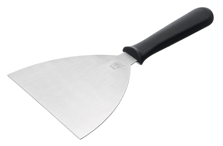 Лопатка кухонная MGprof 80928 26 см 12х15 см прямая, нержавеющая сталь