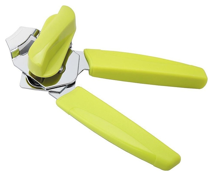 Открывалка для консервных банок Sunnex MZF11 (нерж. сталь / пластик) желтая