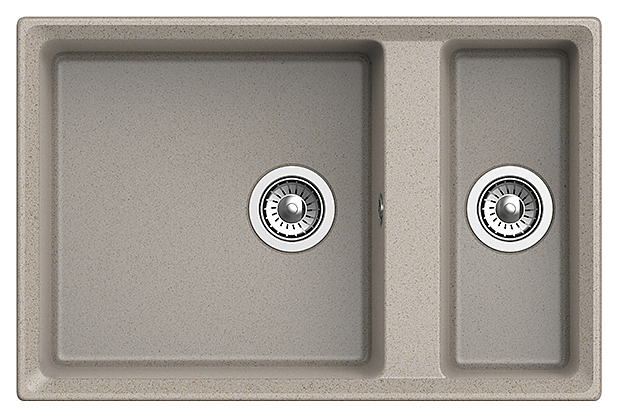 Кухонная мойка GranFest Level GF-LV-760K песочный